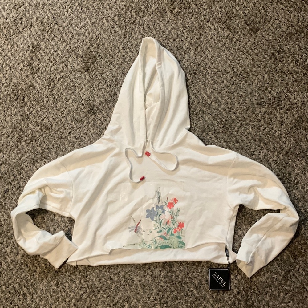 Zaful Crop Lightweight Hoodie